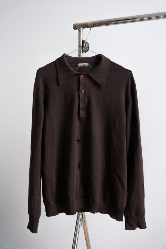 Vintage Distressed Poloshirt - 1980s