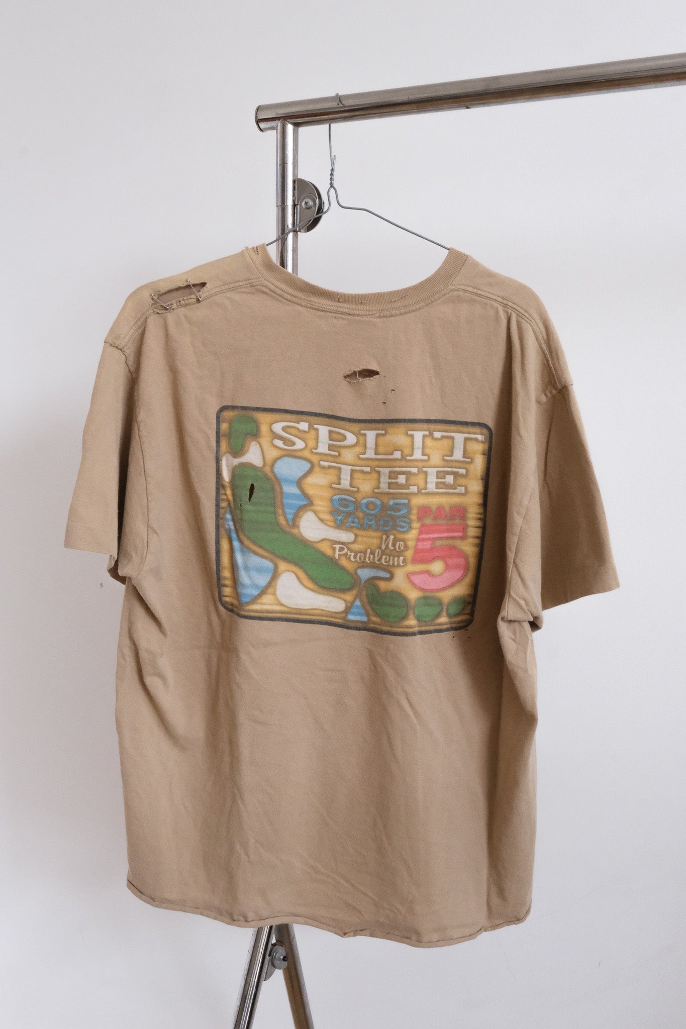 Vintage Graphic Distressed Tee - 1990s