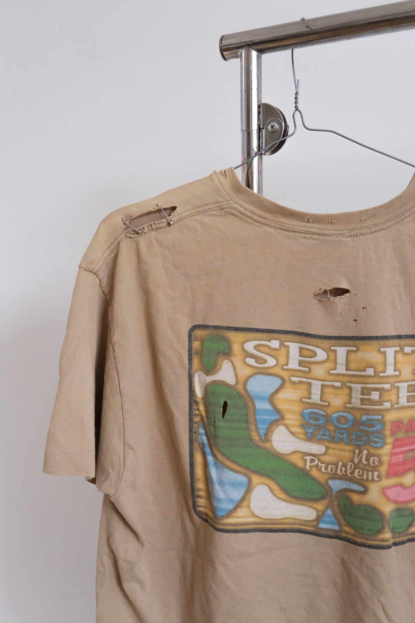 Vintage Graphic Distressed Tee - 1990s