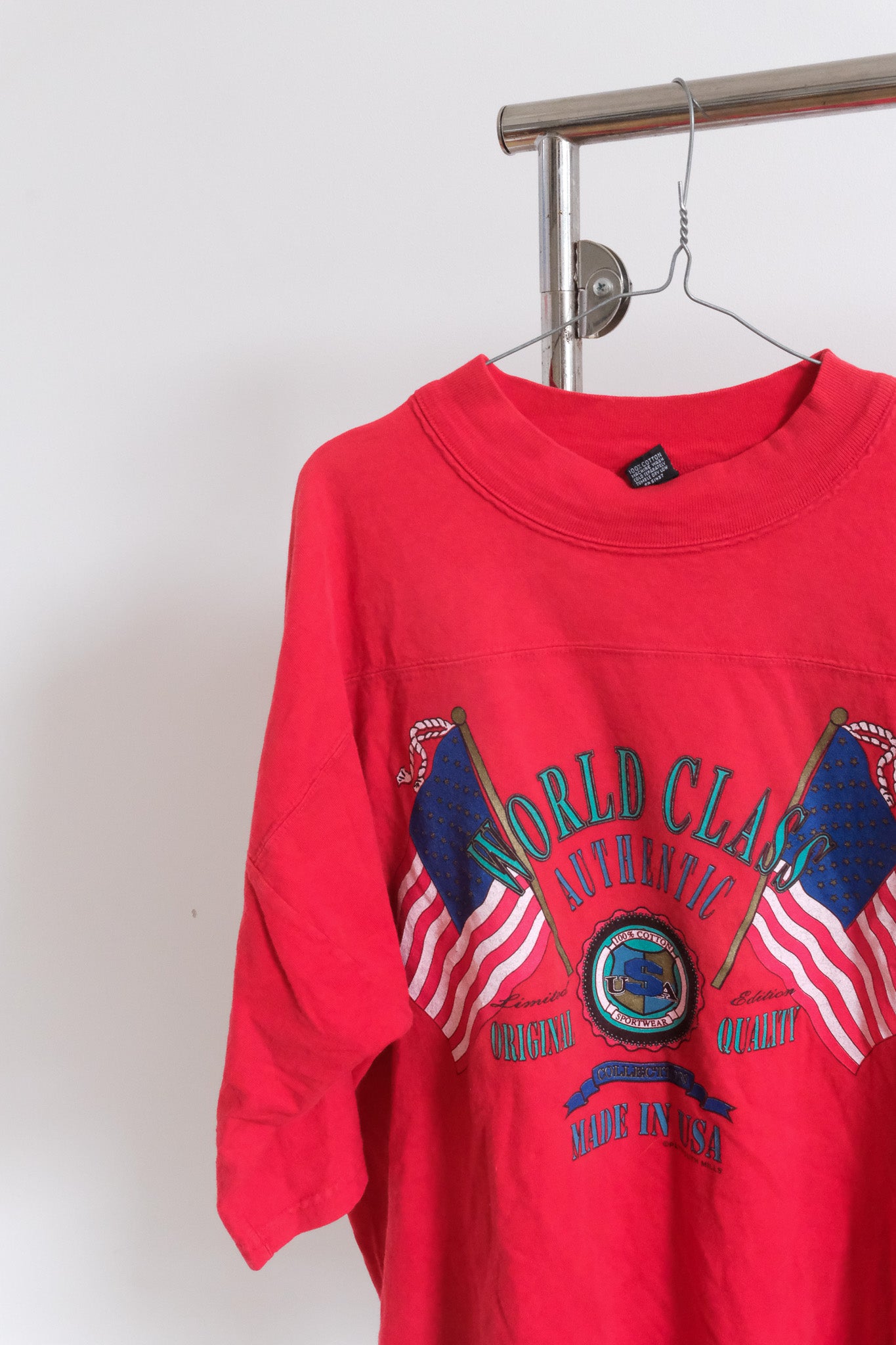 Vintage American Flag Tee - 1980s