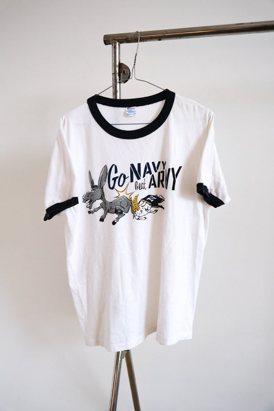 Vintage Champion Ringer Tee - 1980s