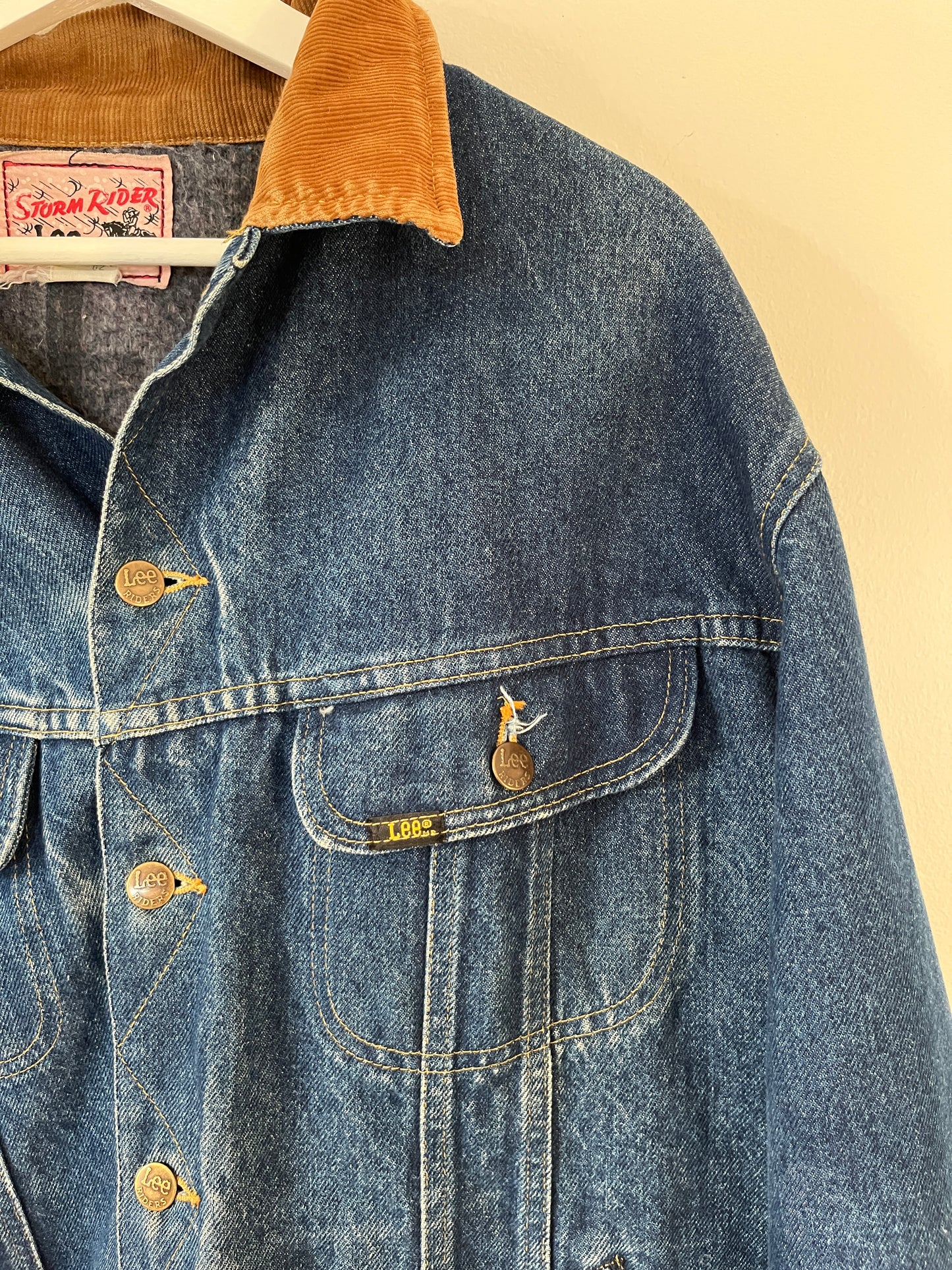 Lee Storm Riders Denim Jacket - 1980s
