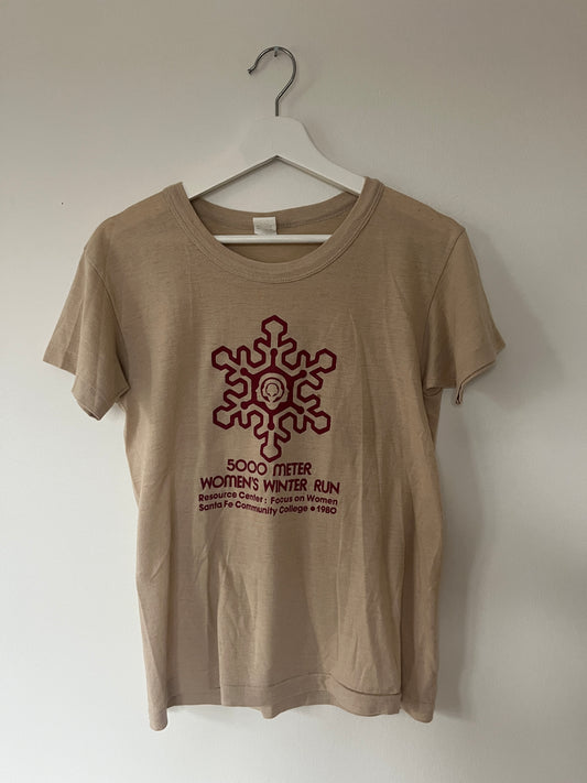 Vintage Women’s Winter Run Tee - 1980’s