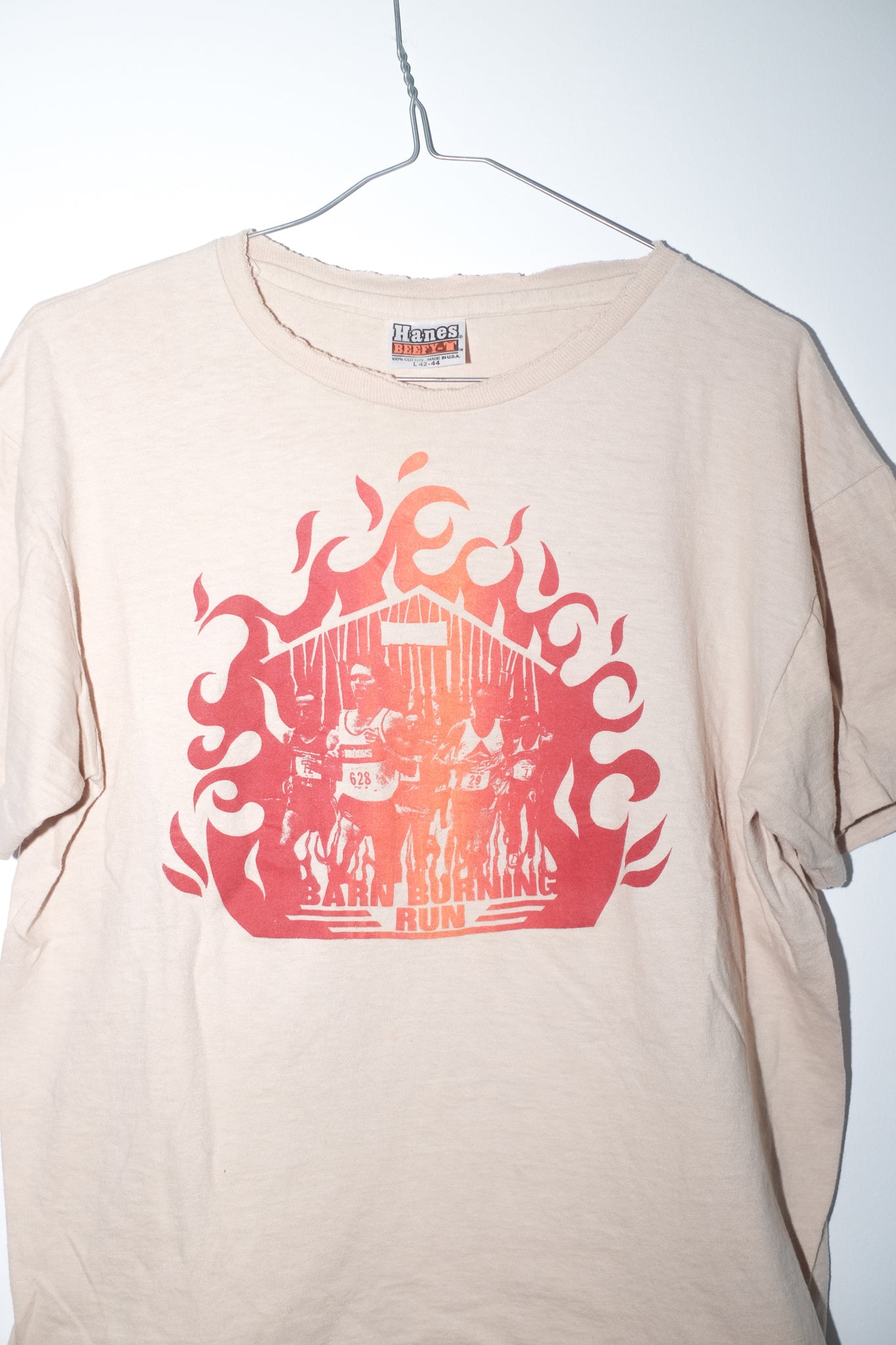 Vintage Barn Burning Run Tee - 1980s