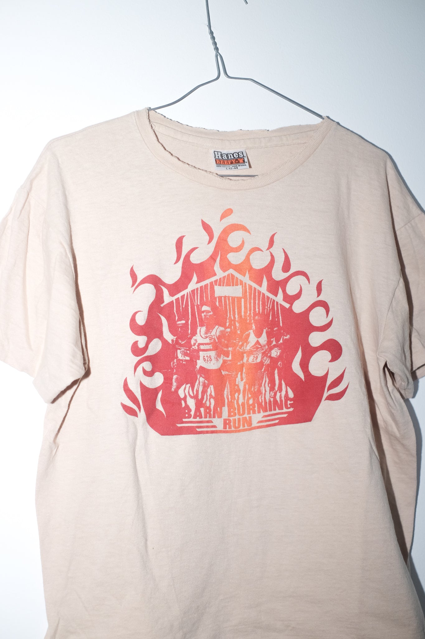 Vintage Barn Burning Run Tee - 1980s
