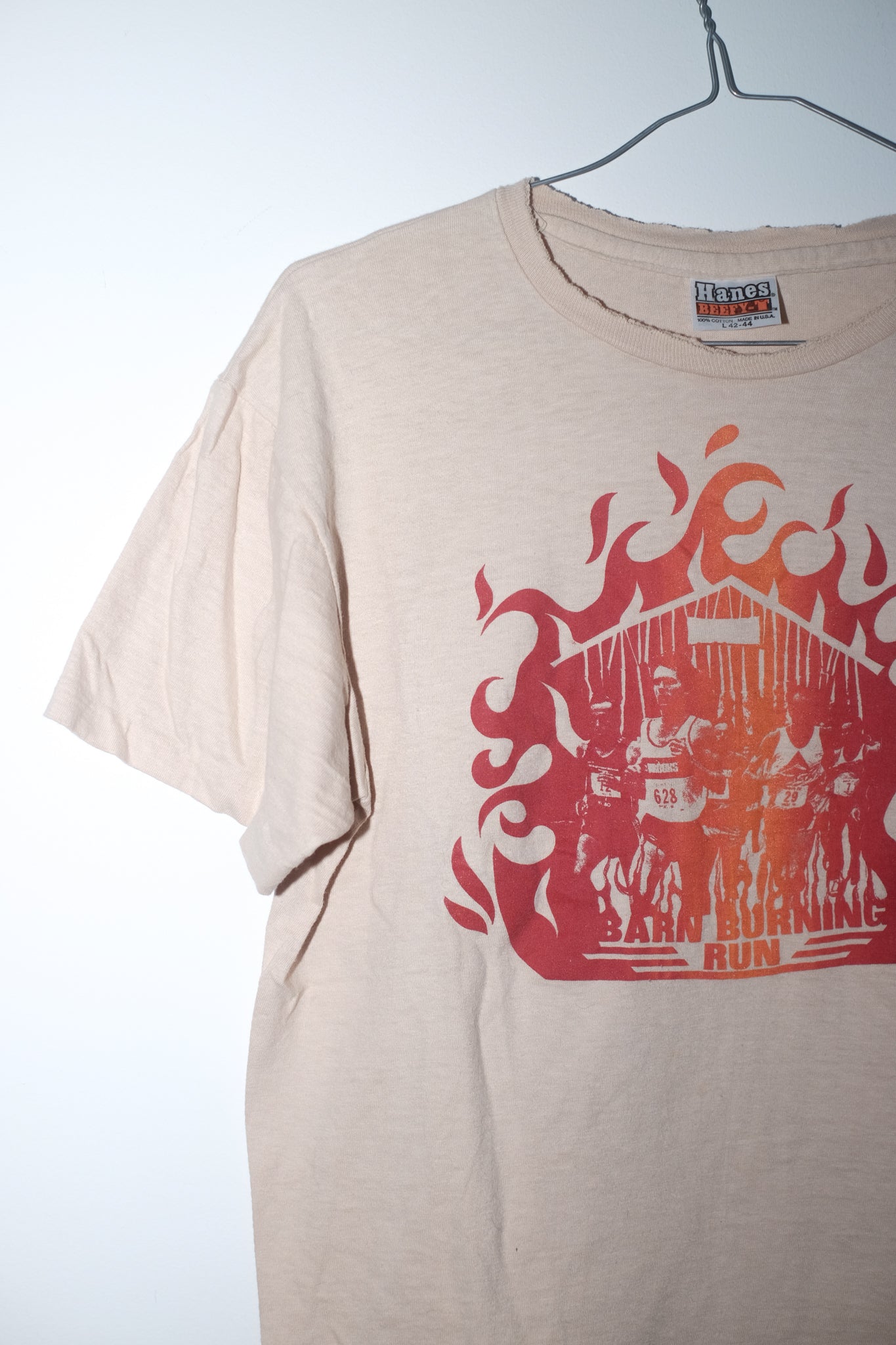 Vintage Barn Burning Run Tee - 1980s