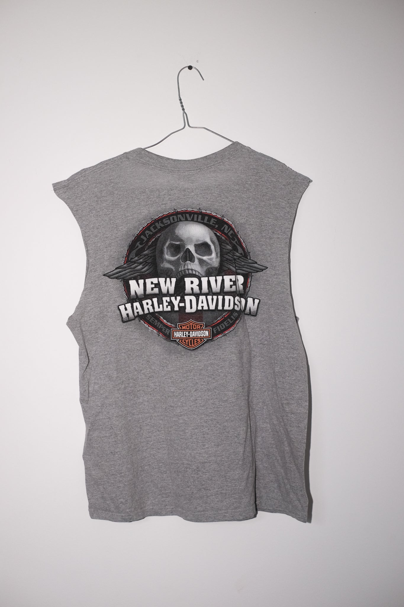 Vintage Harley Davidson Cut Off Tee