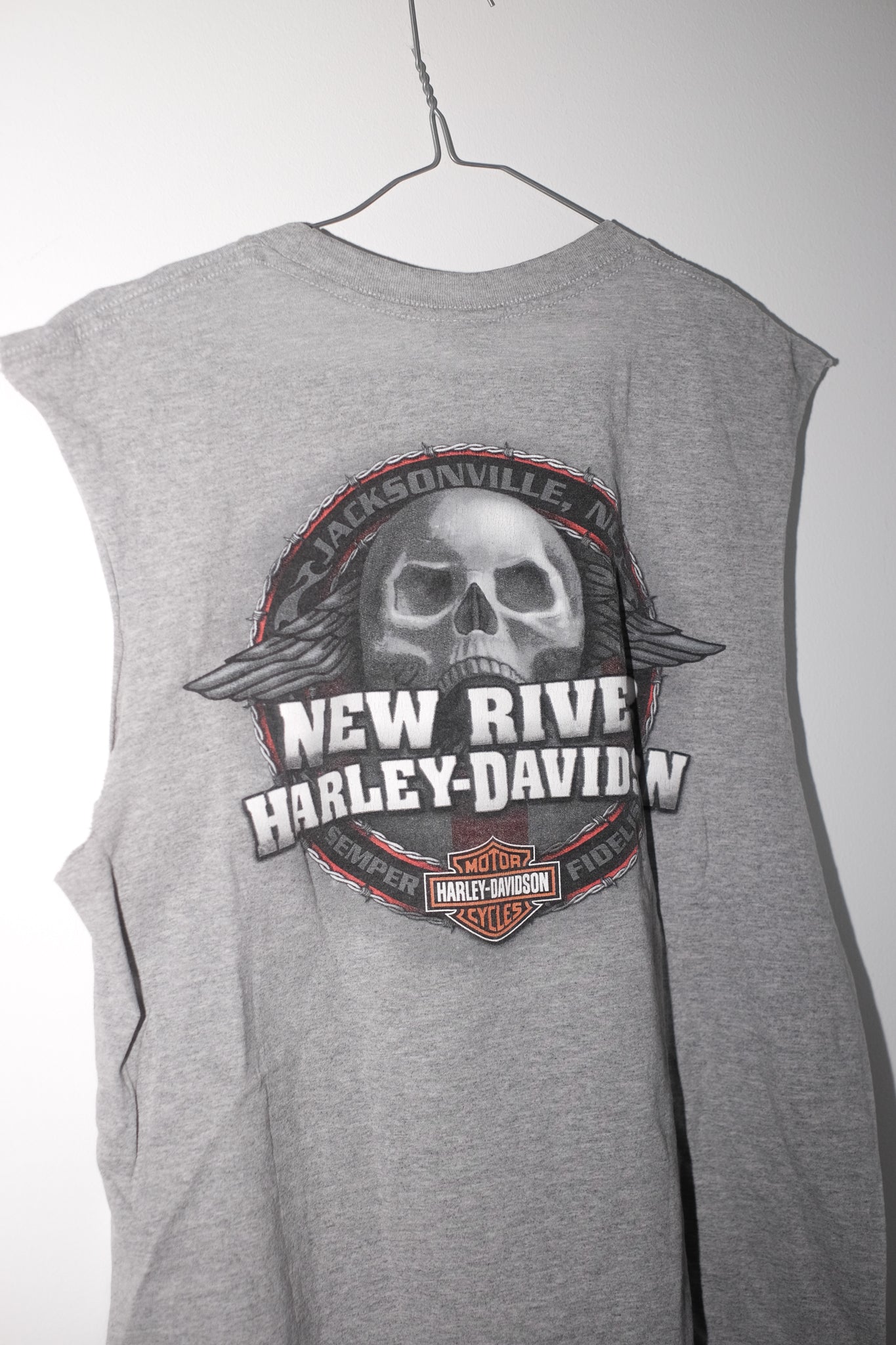 Vintage Harley Davidson Cut Off Tee