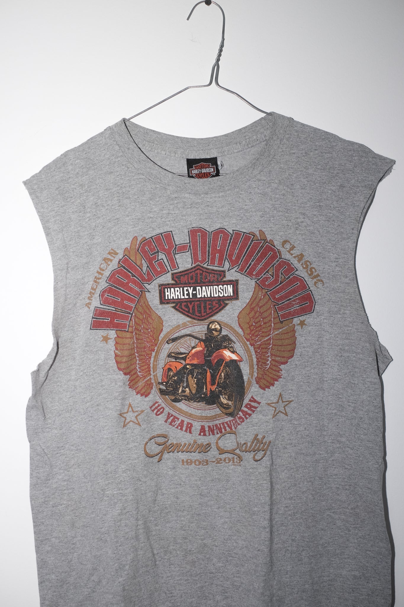 Vintage Harley Davidson Cut Off Tee