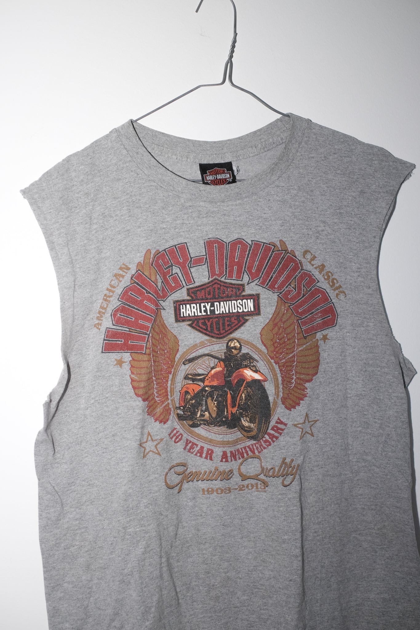 Vintage Harley Davidson Cut Off Tee