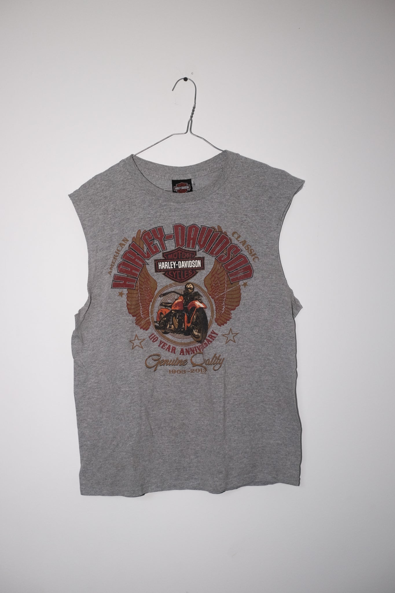 Vintage Harley Davidson Cut Off Tee