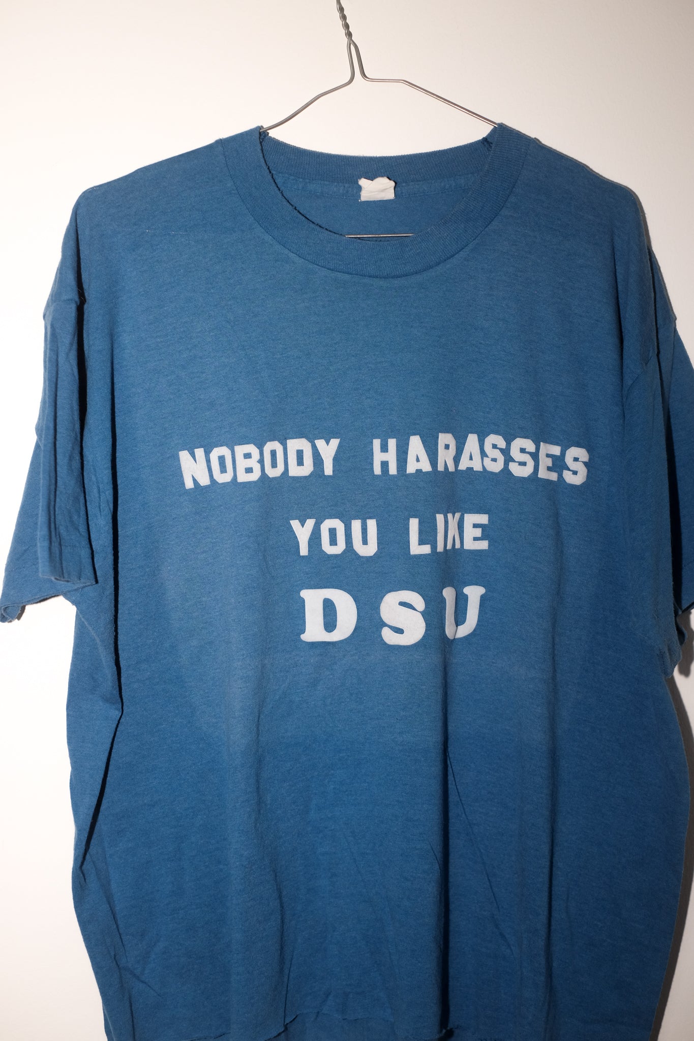 Vintage Nobody Harasses you like DSU Tee - 1980s