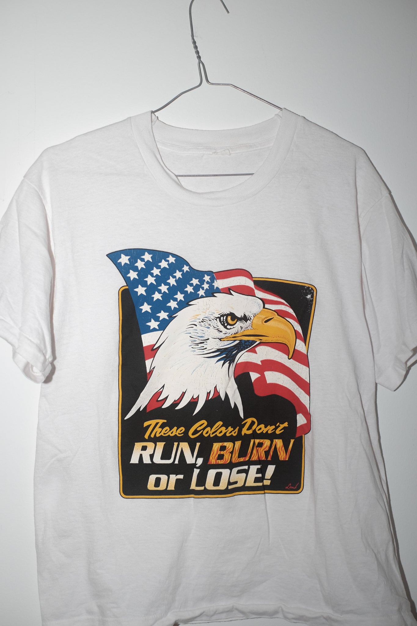 Vintage American Flag Tee - 1980's