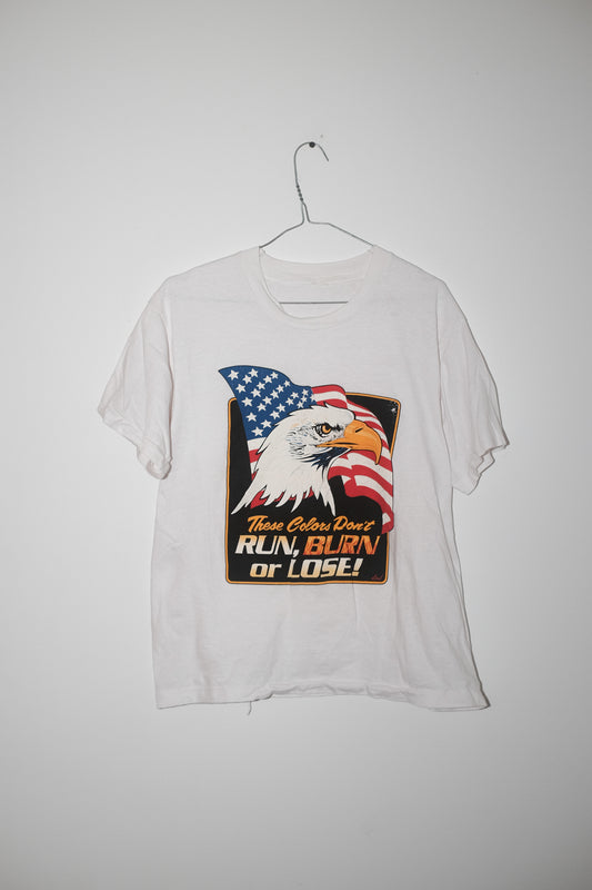 Vintage American Flag Tee - 1980's