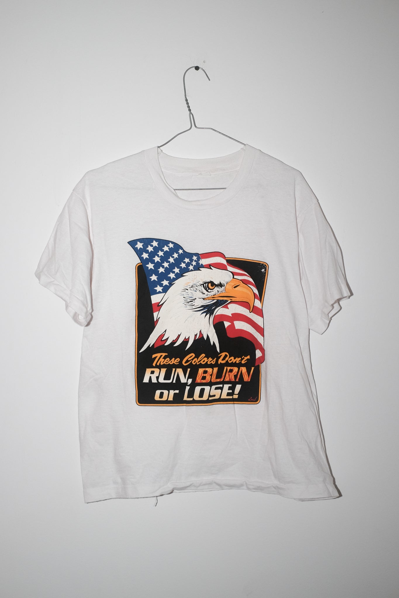 Vintage American Flag Tee - 1980's