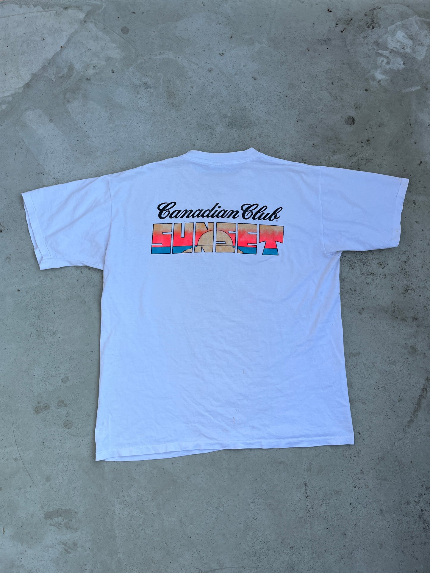 Vintage Carribean Club Sunset Tee